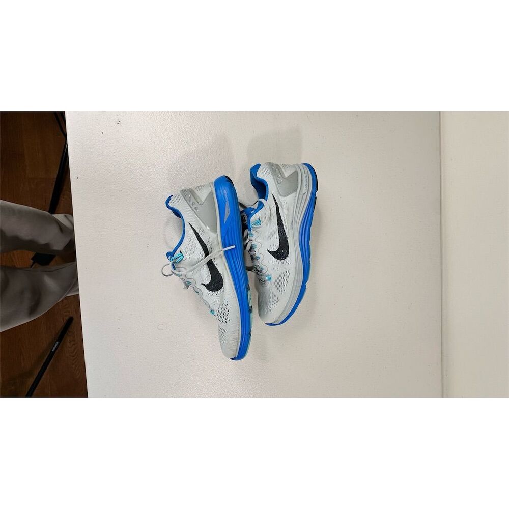 Nike LunaGlide +5 Men's Gray/Blue Sneakers Mesh Flywire Tech Support Siz… - Picture 9 of 16
